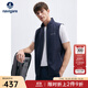Navigare意大利小帆船男士背心25春夏季新品休閑簡(jiǎn)約風(fēng)單背心時(shí)尚百搭馬甲 海軍藍 L