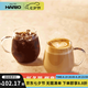 HARIO日本進(jìn)口耐熱玻璃咖啡杯家用圓形水杯果汁杯茶杯牛奶杯2個(gè)裝RDM 360ml2只裝