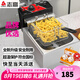 志高(CHIGO)電炸爐商用電炸鍋油炸鍋大容量串串油炸機(jī)雞柳薯?xiàng)l油條油炸小吃設(shè)備 單缸|創(chuàng)業(yè)升級款|10L]單炸籃+蓋【獨(dú)立開關(guān)】