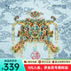 拼酷點(diǎn)翠花轎 十里紅妝3d立體金屬拼圖創(chuàng  )意擺件教師節送女友禮物 點(diǎn)翠鳳冠
