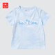 優(yōu)衣庫童裝女童UT SANRIO印花短袖T恤三麗鷗大耳狗玉桂狗474738 60 淺藍色 140