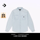 匡威（Converse）官方 春日外套男經(jīng)典牛仔上衣疊穿休閑襯衫10027335 10027335-A01 M