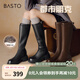 百思圖七夕禮物【徐璐明星同款】都市朋克冬商場新款騎士女長靴M5603DG4 黑色絨里 M5603DG4 36