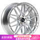 邁斯盾汽車(chē)輪轂715改裝適用星瑞高爾夫思域雅閣奧迪S3路虎SUV寶馬亞洲龍 銀色 18英寸 8.0J