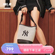 MLB女生包水桶包七夕情人節(jié)女友斜挎包大容量3ABMS072N-50BKS