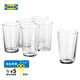 宜家（IKEA）IKEA365+鋼化玻璃杯套裝大容量家用客廳簡(jiǎn)約水杯茶杯 杯子透明玻璃30 厘升 其他