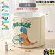 貝樂(lè )貝比可折疊沐浴桶泡澡桶成人大人生嬰幼兒童游泳家用洗澡寶寶小孩保溫 加厚恐龍浴桶【大號70*65】