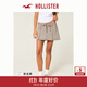 HOLLISTER25夏Y2K辣妹Miu系工裝A字短裙裙褲女裝343-5120 灰褐色 M (165/74A)標準版