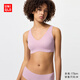 優(yōu)衣庫女裝AIRism無(wú)鋼圈文胸/舒適空氣衣輕氧Bra裸感無(wú)痕479192 71 淺藍紫色 2XL 推薦E85 F85 B90 C90 D90