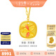 金至尊（3D-GOLD)宋韻芳菲意黃金項鏈國潮足金999項鏈古法金鏈子頸鏈按克計價 金重9.66克-以證簽克重多退少補(bǔ)