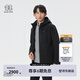KOLON SPORT/可隆抓絨三合一夾克 男子防水防風(fēng)透濕Polartec戶外沖鋒衣 LHJK5WNT19-BK 黑色 L 175/96A