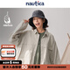 nautica white sail【Go Out雜志聯(lián)合出品】 日系戶(hù)外休閑中性工裝長(cháng)袖襯衫WW5124 淺灰白01G M