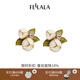翡拉拉十二生辰花耳釘立體石榴花耳環(huán)時尚高級感輕奢耳飾女生日節(jié)日禮物 石榴花