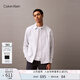 Calvin KleinJeans25春夏男士商務(wù)休閑通勤ck牛津紡條紋刺繡長袖襯衫4RB119G