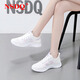NSDQ高端品牌運動(dòng)鞋女透氣網(wǎng)鞋2025夏季新款百搭網(wǎng)面休閑鞋輕便旅游鞋 白色 37