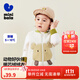 迷你巴拉（minibala）【絨絨衣】冬新款男女童雙面暖馬甲可愛(ài)保暖毛絨背心 奶白10504 100