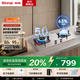 林內（Rinnai）家用燃氣灶天然氣灶具嵌入式 大火力雙眼猛火灶 不銹鋼面板 鋼化玻璃面板 一級能效 以舊換新 2E08M【5.0KW+可調底盤(pán)+一級能效】