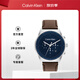 凱文克萊（Calvin Klein）CK手表幻影款皮帶男士腕表生日禮物男25200300