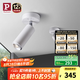 Paulmann P德國(guó)柏曼射燈無(wú)主燈照明客廳防眩光射燈光束角可調(diào)走廊照畫燈/ 【射燈】暖白光 <15~60°  明裝