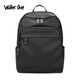 Walker Shop 商務(wù)出差雙肩包【防水尼龍】時(shí)尚簡(jiǎn)約男女旅行包大容量電腦背包 黑色