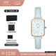 丹尼爾惠靈頓（DanielWellington）dw手表女 花時(shí)系列貝母小方表時(shí)尚女士腕表 生日禮物送女友  鈴花藍貝母小方表DW00100638