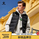 KELME /卡爾美 運動(dòng)棉馬甲男新款足球訓練棉馬夾加厚保暖坎肩跑步棉服 黑色【后背無(wú)LOGO】 2XL