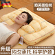 德國(guó)枕頭護(hù)頸椎助睡眠家用成人睡覺專用枕芯一對(duì)裝不易塌陷變 奶芙泡泡護(hù)頸枕-黃色低枕單祇裝 8cm