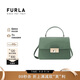 芙拉（FURLA）VENERE系列女士牛皮單肩手提包 百里香綠【禮物】