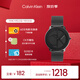 凱文克萊（Calvin Klein）CK手表標(biāo)志logo情侶款石英表送男友黑色25200028節(jié)日禮物