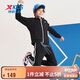 特步（XTEP）兒童童裝男中大童百搭運動(dòng)舒適長(cháng)袖針織套裝 正黑色 175cm