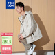 唐獅（TonLion）2024男連帽外套戶(hù)外休閑上衣 希臘白 XL 