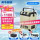 青?？狎T車載冰箱車家兩用壓縮機制冷凍12V24V戶外便攜加熱小型露營小冰箱 泥沙色 車家兩用 +1顆電池 10L