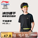 李寧童裝兒童短袖T恤男女小大童排濕速干運動短T文化衫160YHSV141-3