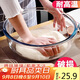 PAKCHOICE和面盆硼硅玻璃揉面盆食品級廚房洗拌菜餡沙拉可加熱烘焙打蛋碗洗菜盆料理和面不粘盆