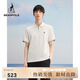 beanpole濱波春夏新款男士白色休閑半拉鏈POLO領(lǐng)T恤 白色 S 170/88A
