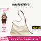 MARIE CLAIRE輕奢大牌女包女士單肩包通勤斜挎真皮托特包七夕情人節(jié)禮物送老婆 奶杏拼棕【限定禮盒-現(xiàn)貨速發(fā)】送labubu掛飾