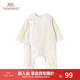 英氏（YEEHOO）新生兒衣服嬰兒衣服嬰兒連體衣0-3個(gè)月連體衣嬰兒服