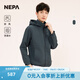 NEPA耐葩戶外25春夏新品男士簡約休閑夾克防風(fēng)防潑水夾克外套7L10609 黑鋼色L52 M 175/92A（100）