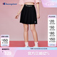 Champion冠軍百褶裙女2024夏季新款A(yù)字裙休閑短裙校園風(fēng)簡約百搭 黑色 M
