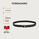 菲拉格慕（Ferragamo）男咖啡色雙面可調式Gancini皮帶 0770943_C  _ 95 七夕禮物送男友