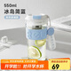 物生物（RELEA）玻璃杯大容量水杯女高顏值咖啡杯防燙泡茶杯子茶水分離杯教師禮物