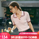Olrain歐芮兒粉色POLO領(lǐng)通勤風(fēng)毛針織套頭衫女夏季2025新款小衫 粉色 S