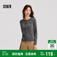 森馬（Semir）森馬陳都靈針織開衫女美利奴羊毛衫24冬新款內(nèi)搭保暖109724106001