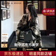 辛瓦伊·克洛斯輕奢斗篷女士水墨畫花紋圍巾戶外保暖披肩生日女神節(jié)禮物38婦女節(jié) CK圍巾-水墨色【限定禮盒包裝】