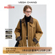 VEGA CHANG【精英衣櫥】棉服女2025年冬季新款女士夾克高級感保暖棉衣外套 焦糖棕 M