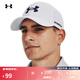 安德瑪（UNDERARMOUR）春夏Golf96男子高爾夫運(yùn)動(dòng)帽1361547 白色101 均碼