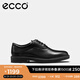 愛步（ECCO）商務皮鞋男鞋 明星同款夏季英倫牛津鞋 都市倫敦525674 黑色52567401001 40