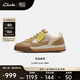 Clarks其樂(lè)藝動(dòng)系列男鞋新品復(fù)古潮流拼色舒適耐磨透氣休男士休閑鞋 土黃色 261753987 43