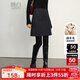 晚白【新品】羊毛短款半身裙2025秋冬款高級感百搭顯瘦小個子毛呢短裙 深灰色 XL