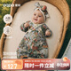 aqpa[林深時見鹿]愛帕新生嬰兒春秋寶寶連體哈衣 林深時見鹿 66cm